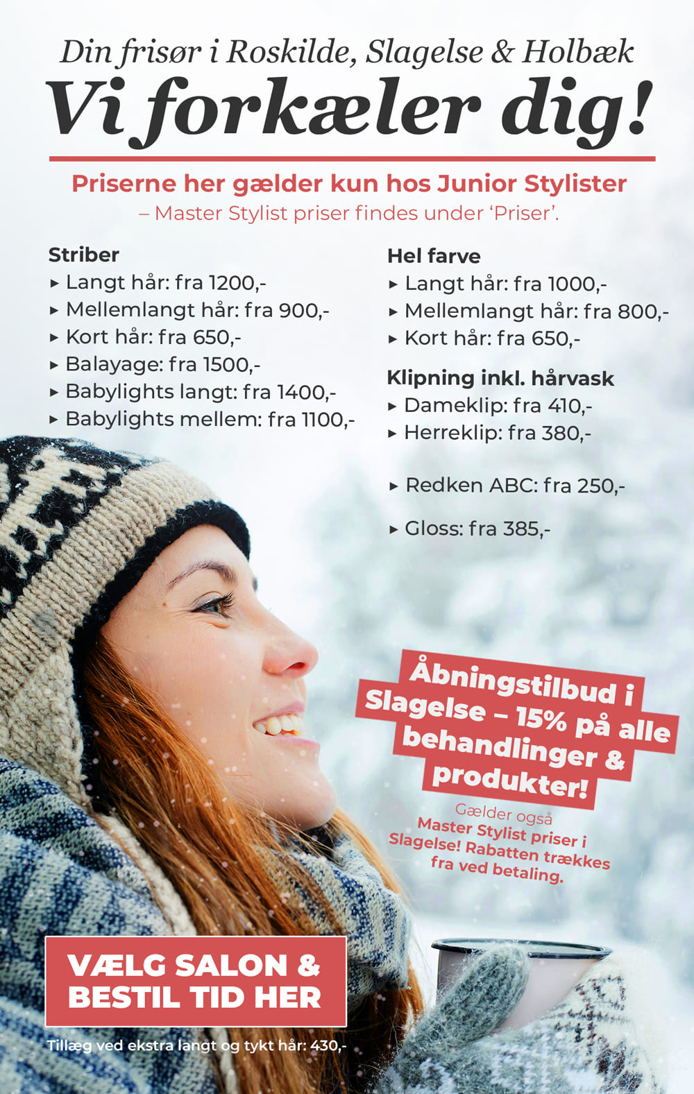 Gode frisørpriser hos Salon Shine