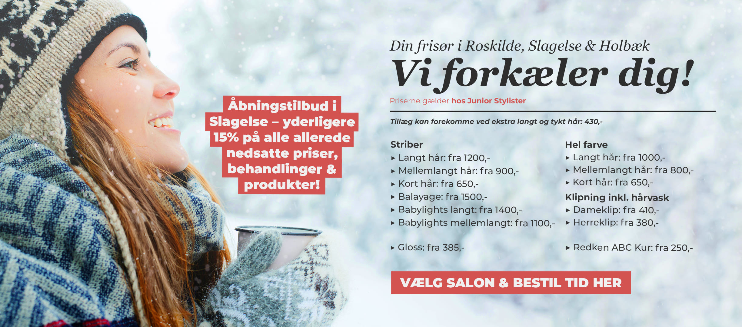 Gode frisørpriser hos Salon Shine